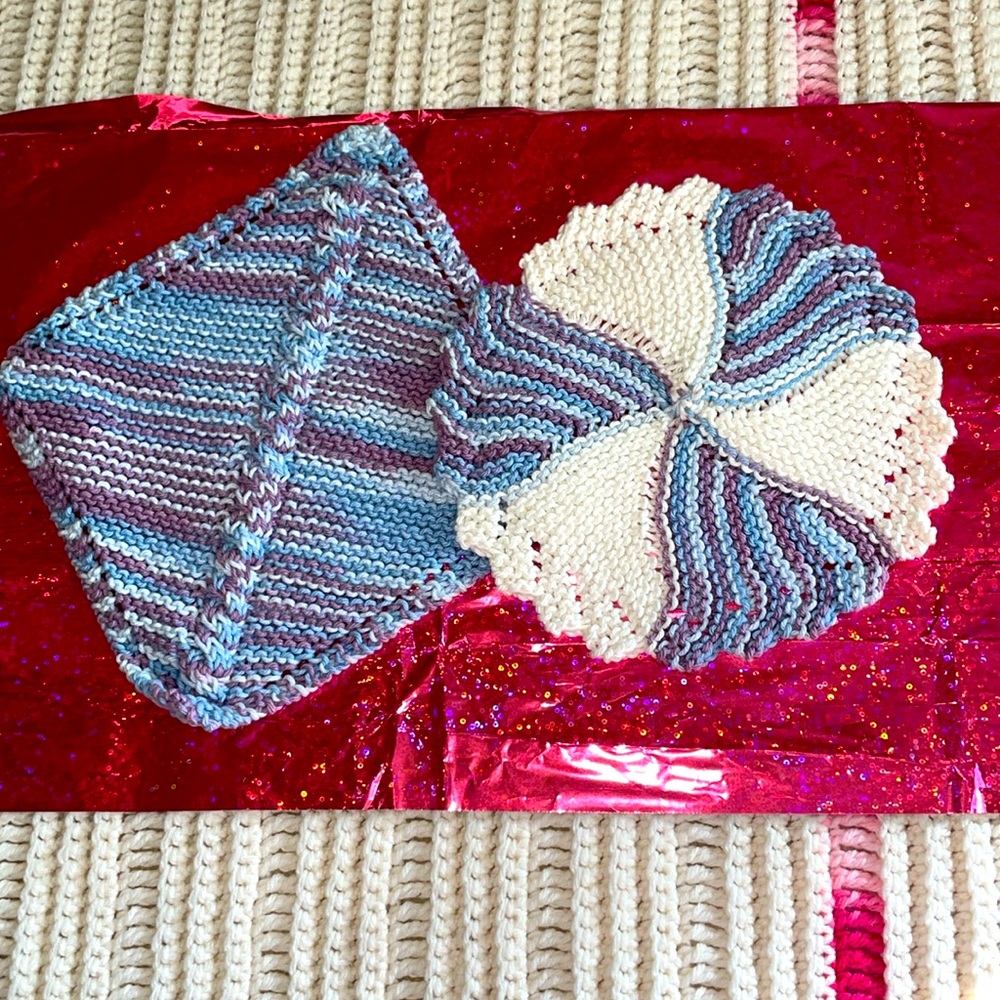 Hand crochet pot holders